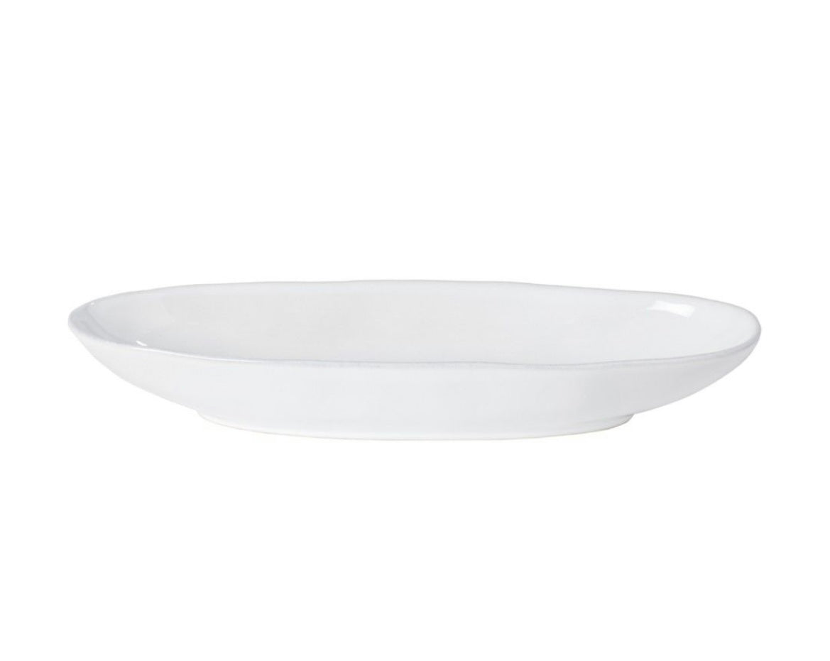 OVAL BAKER 14" LIVIA in white