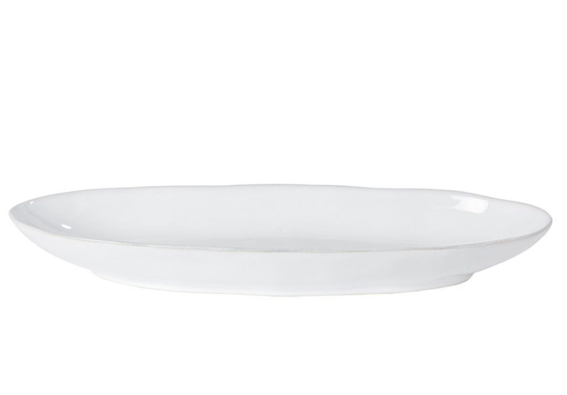 OVAL PLATTER 16" LIVIA In White