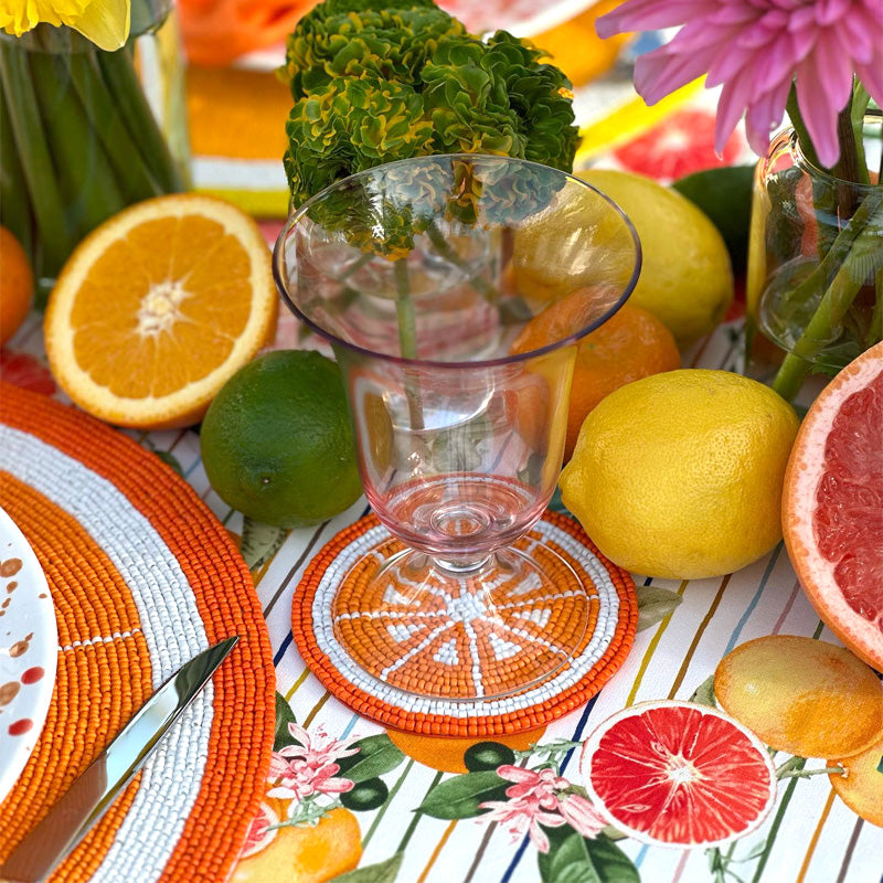 Citrus Coasters, Set of 4