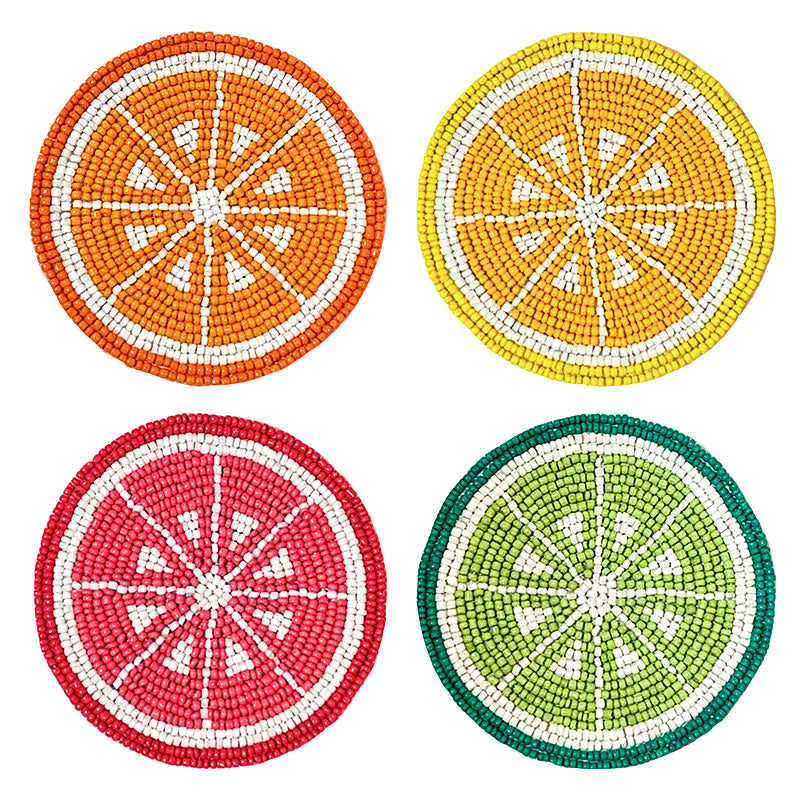 Citrus Coasters, Set of 4