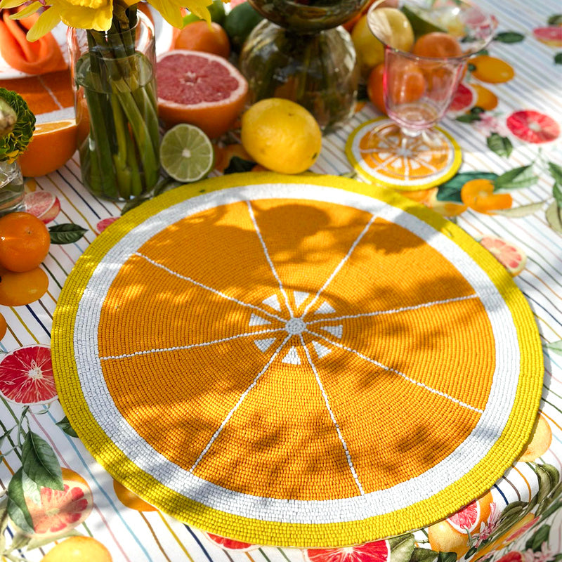 Lemon Placemats, Set of 2