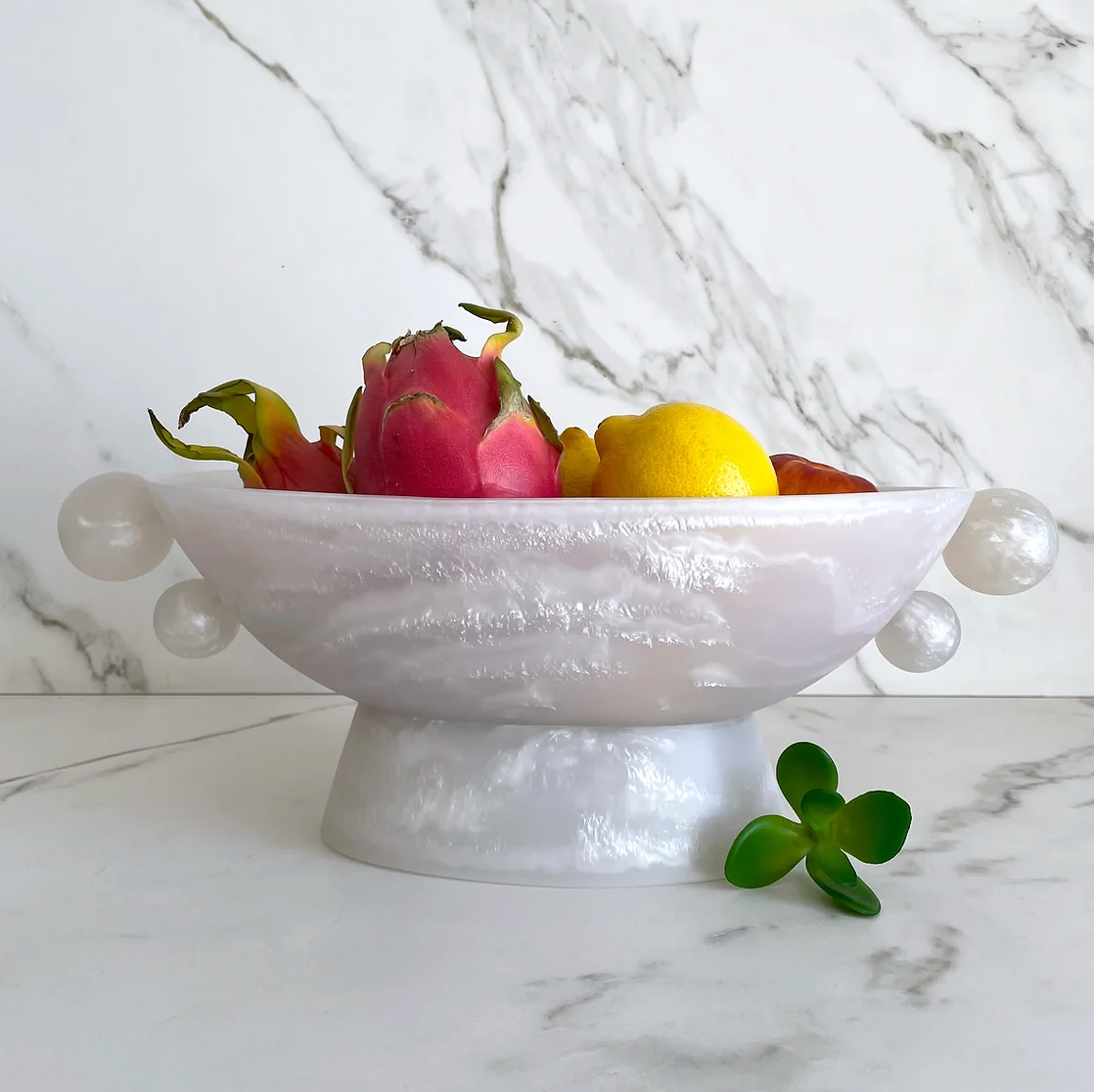 UBHAL Oval Pedestal Alabaster