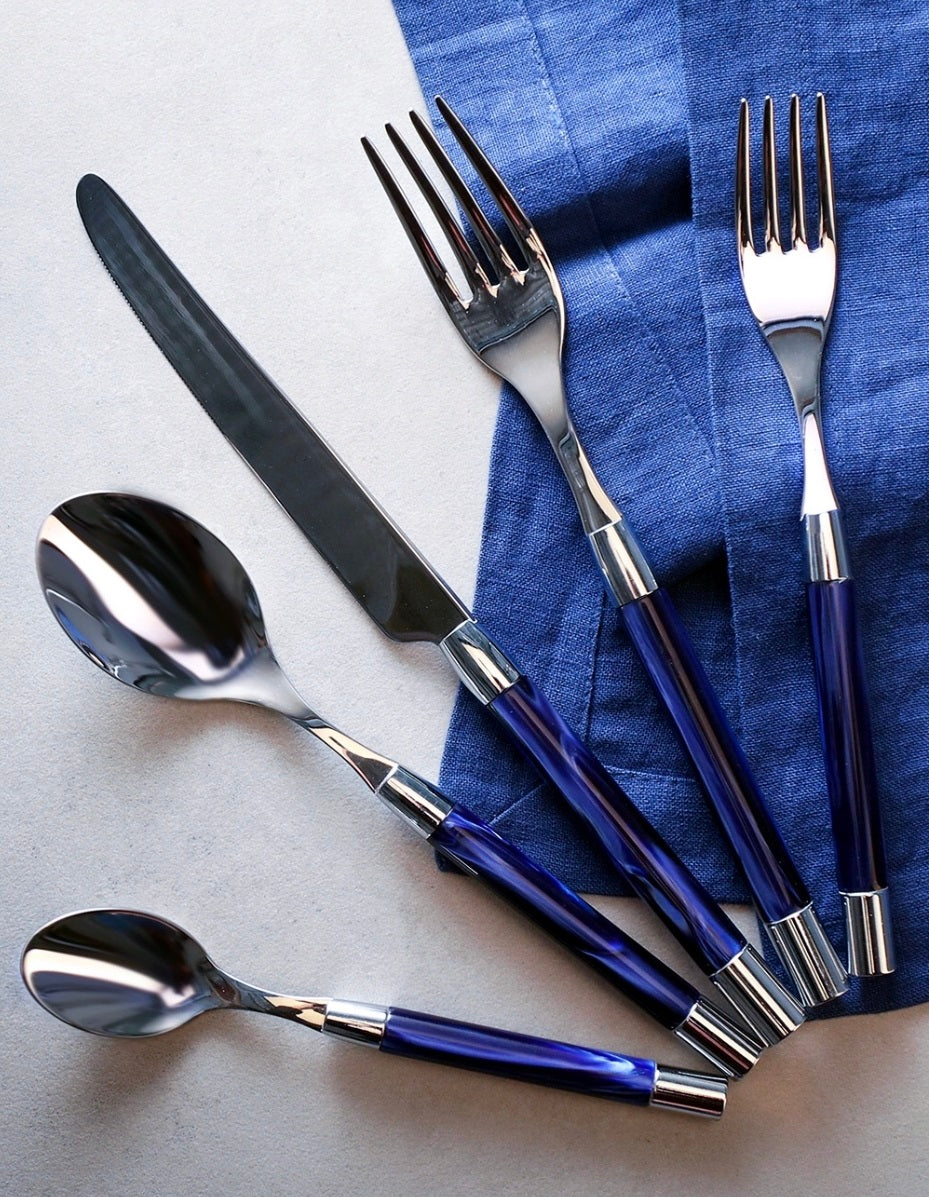 S/4 Conty Blue Flatware 5PPS