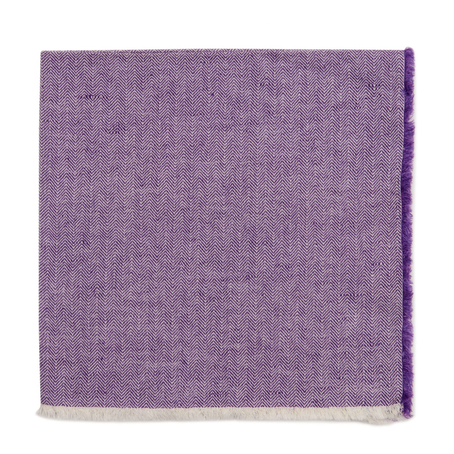S/4 21" Herringbone Fringe Napkin