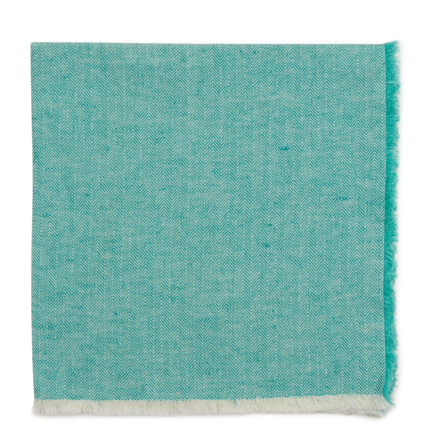 S/4 21" Herringbone Fringe Napkin