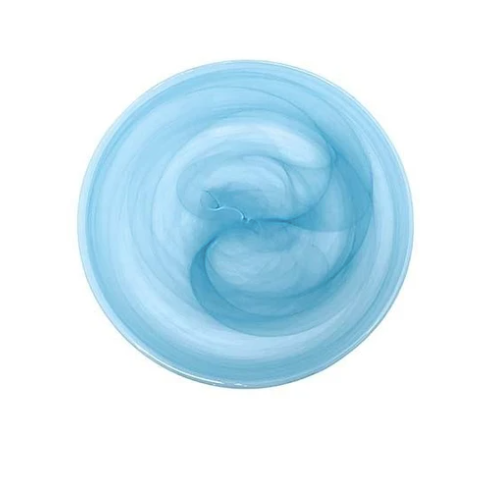S/4 Aqua Alabaster Glass Dishes