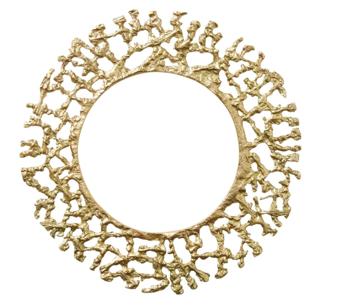 Molten Charger in Gold, Set of 4