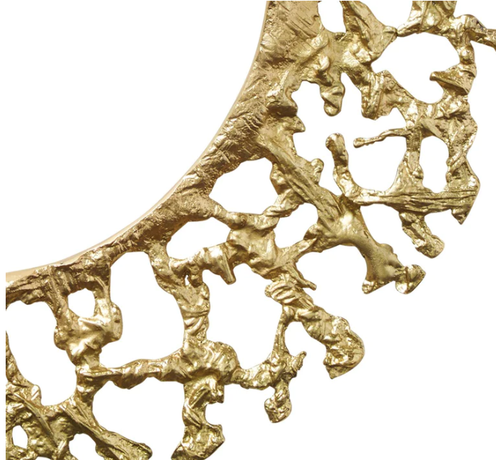 Molten Charger in Gold, Set of 4