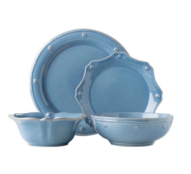Berry & Thread 4pc Setting - Chambray