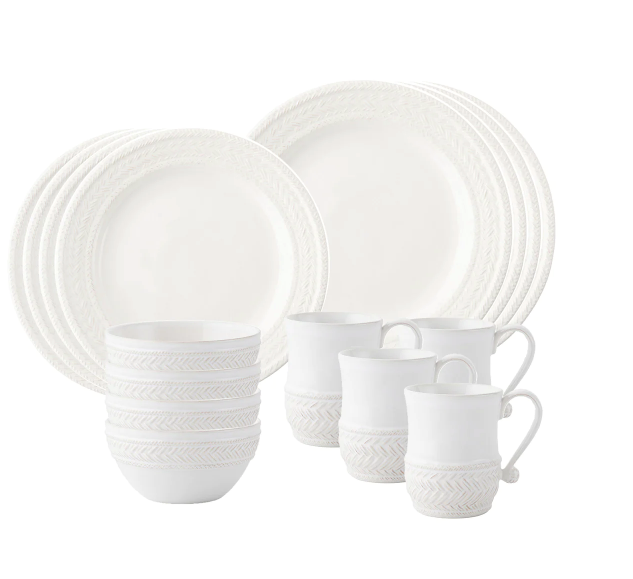 Le Panier 16pc Setting - Whitewash