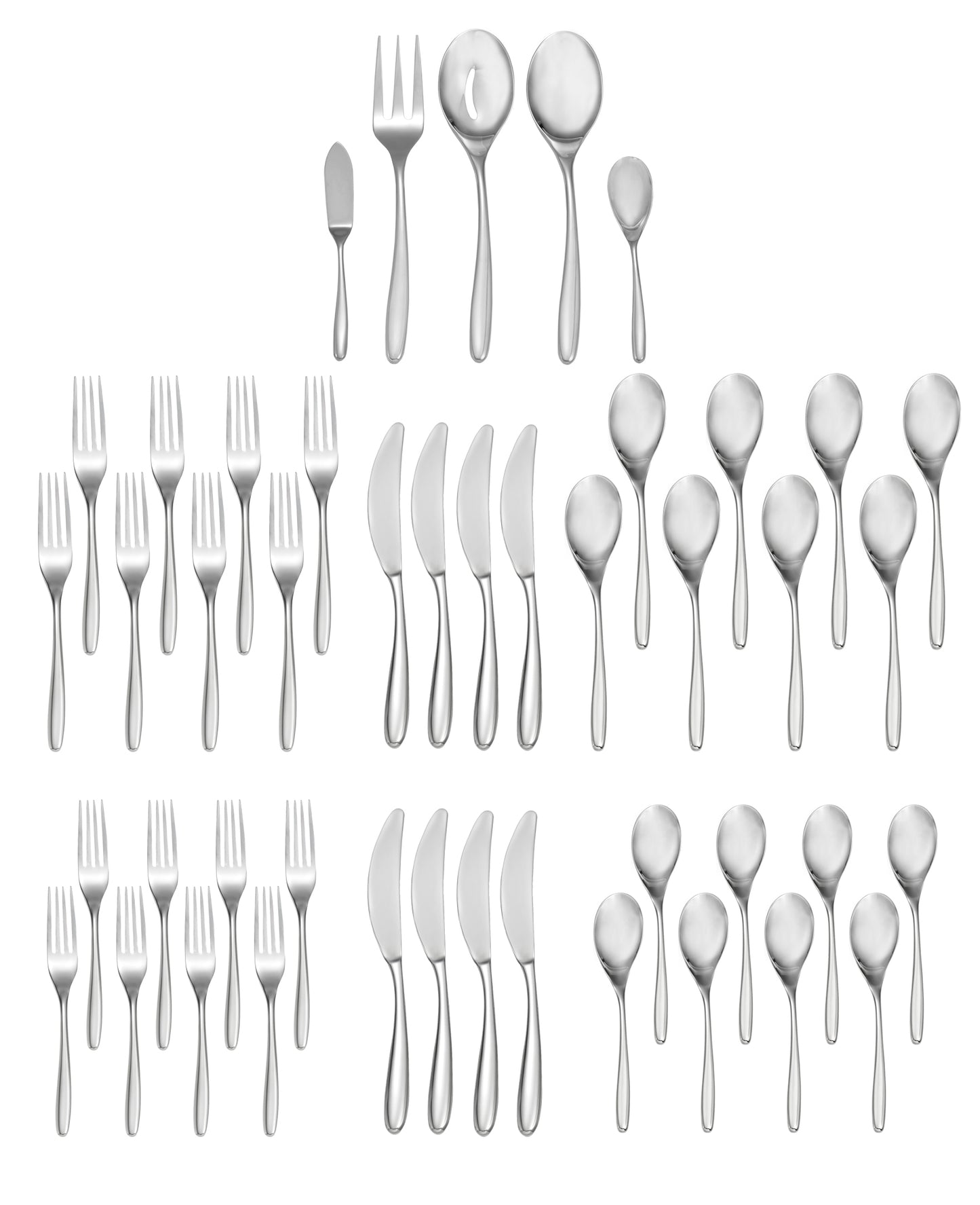 Bend 45-Piece Flatware Set