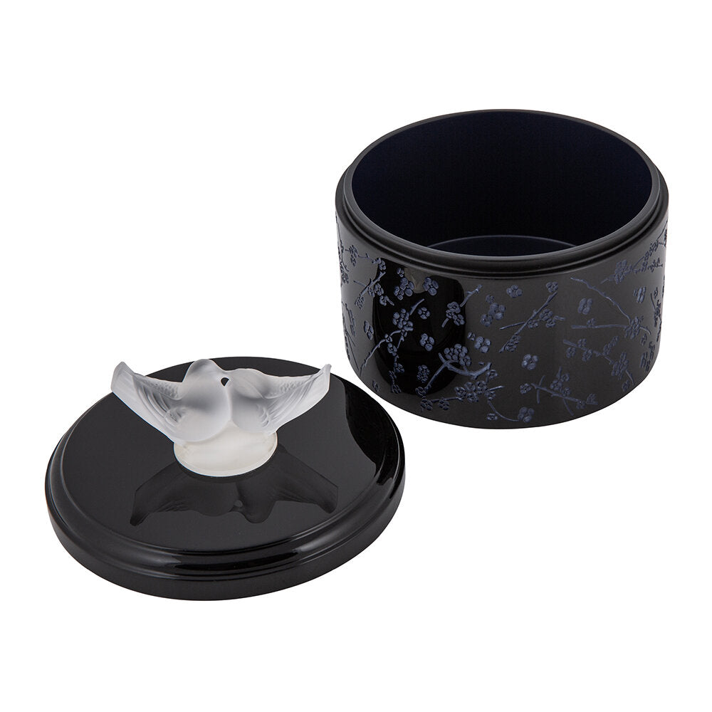 Lalique Fleurs Trinket Pot