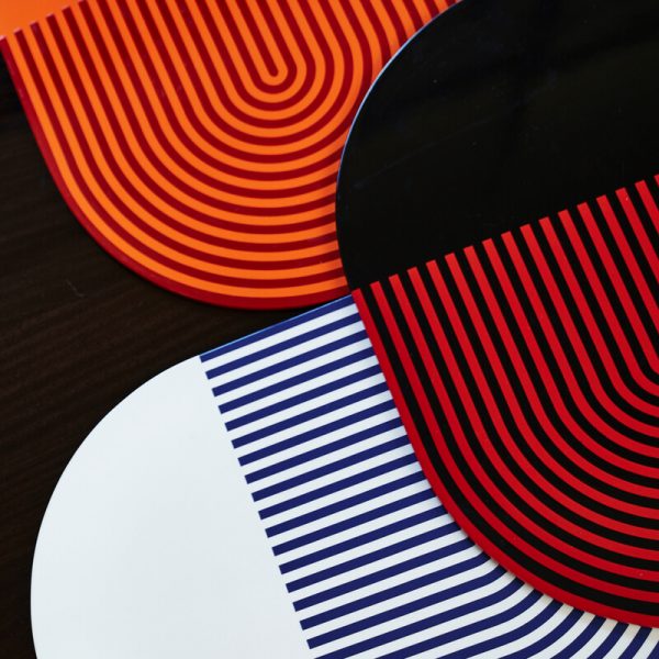 4 Stripes & Solids Lacquer Placemats