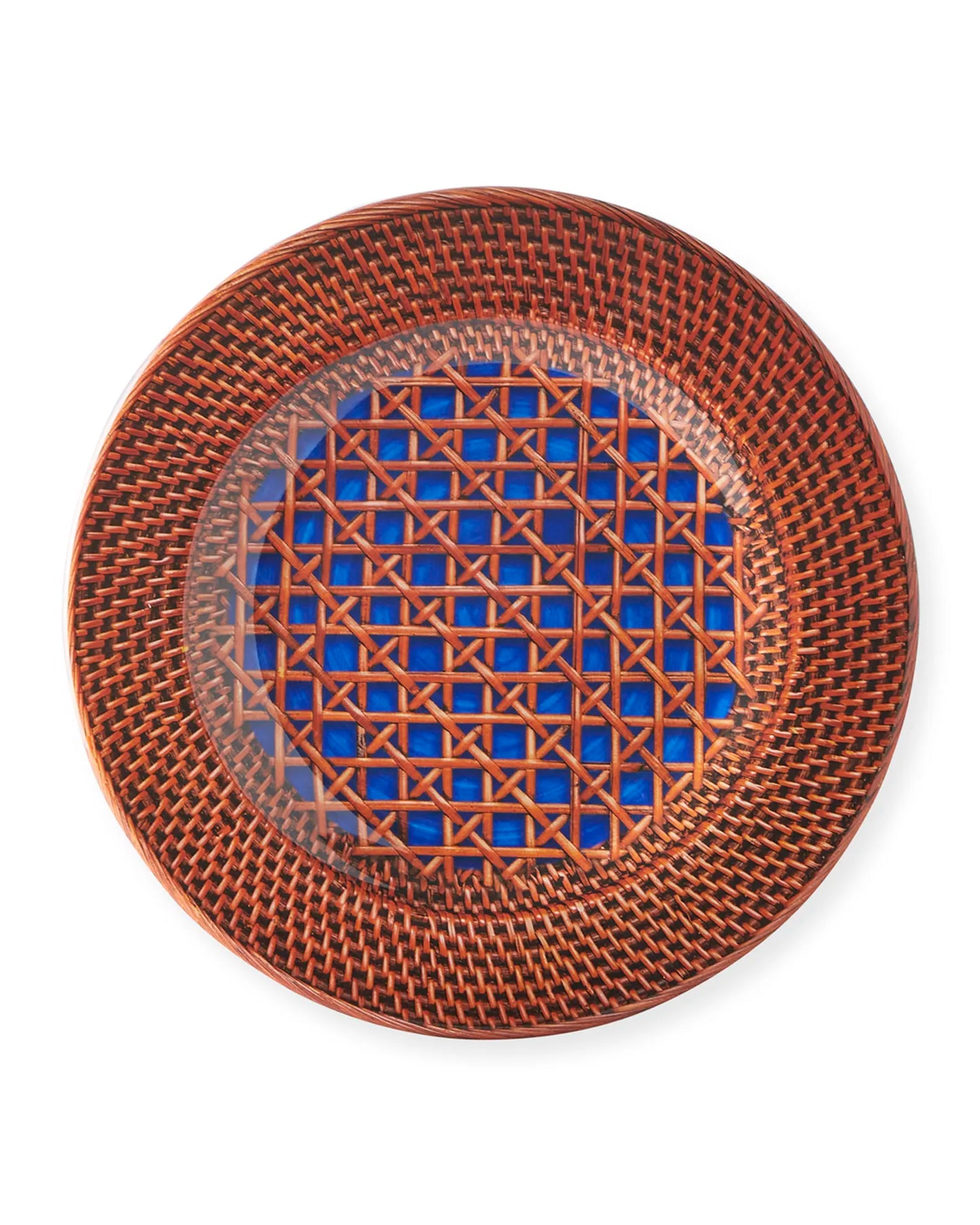 S/6 Patagonia Melamine Blue Dinnerware