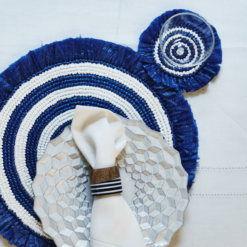 4 Woven Fringe Placemat