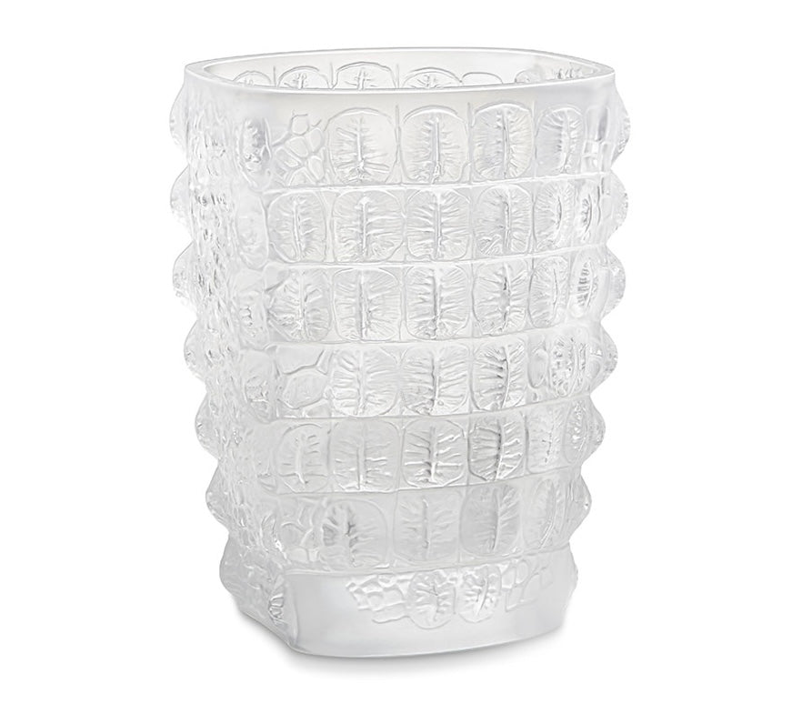 Croc Lalique Vase - Clear