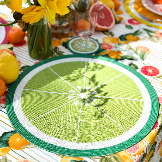 Lime Placemats, Set of 2