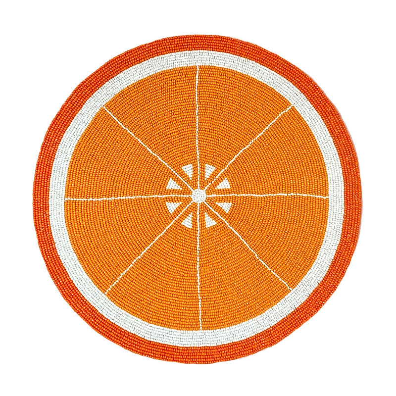 Orange Placemats, Set of 2