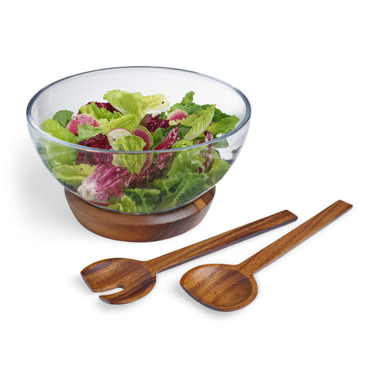 Cooper Salad Bowl W/ Servers
