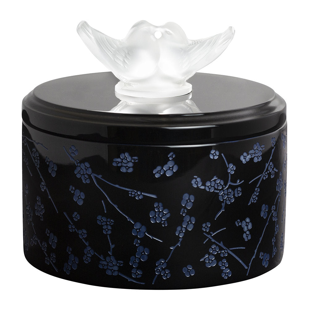 Lalique Fleurs Trinket Pot