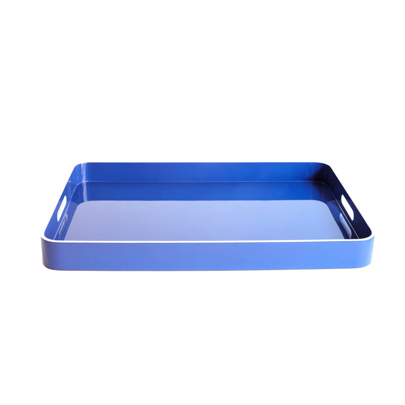 Navy Lacquer Tray