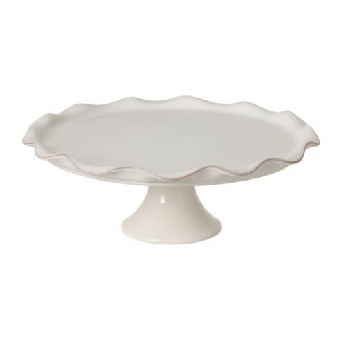 White Footed Plate 14"